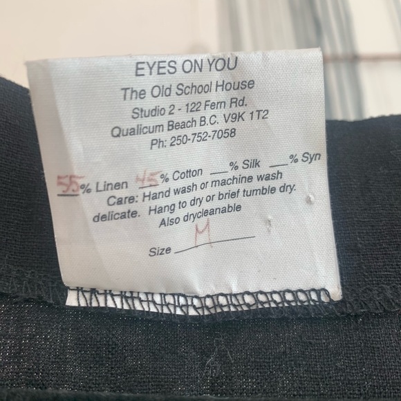 Bohemian style button-front linen dress vest - Picture 5 of 7